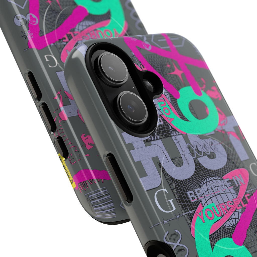 67 Vaporwave Street-Style Phone Case | Rugged Dual-Layer Protection | iPhone 17 Series