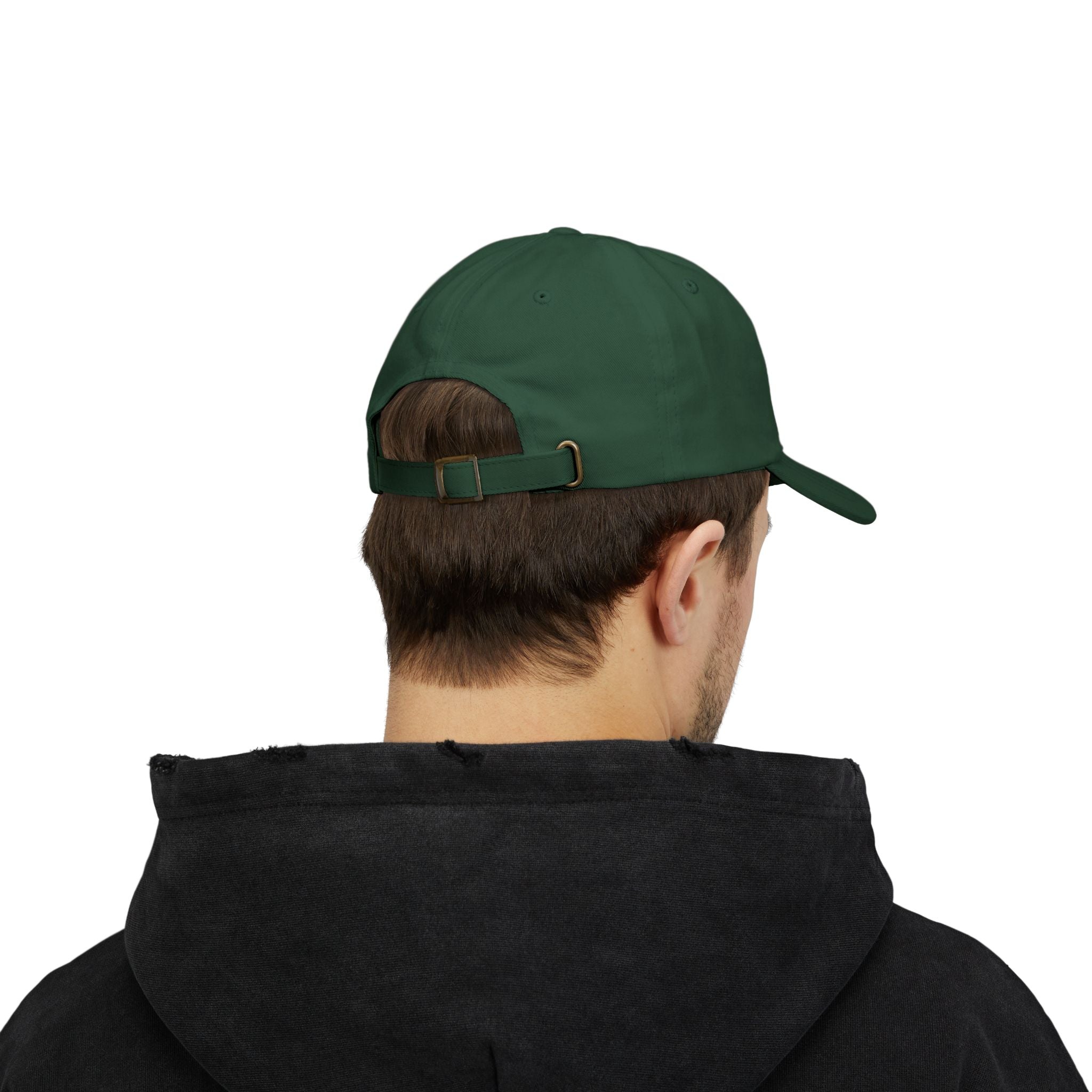 "Sleigh" Embroidered Dad Cap — Minimal Slay or Sleigh Holiday Baseball Hat