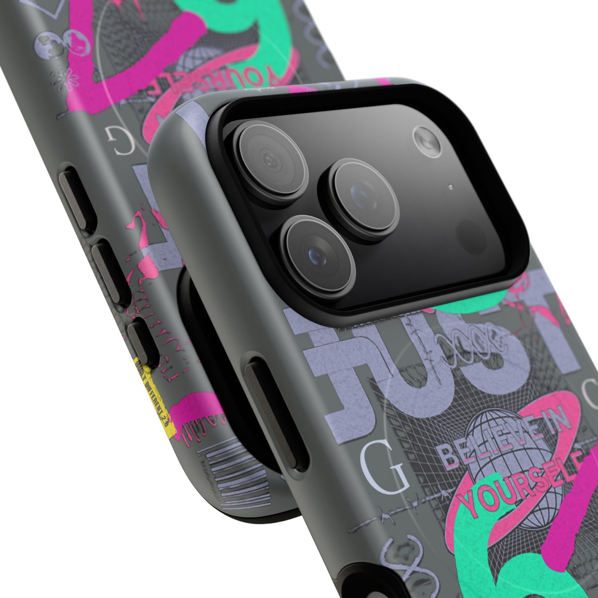 67 Vaporwave Street-Style Phone Case | Rugged Dual-Layer Protection | iPhone 17 Series