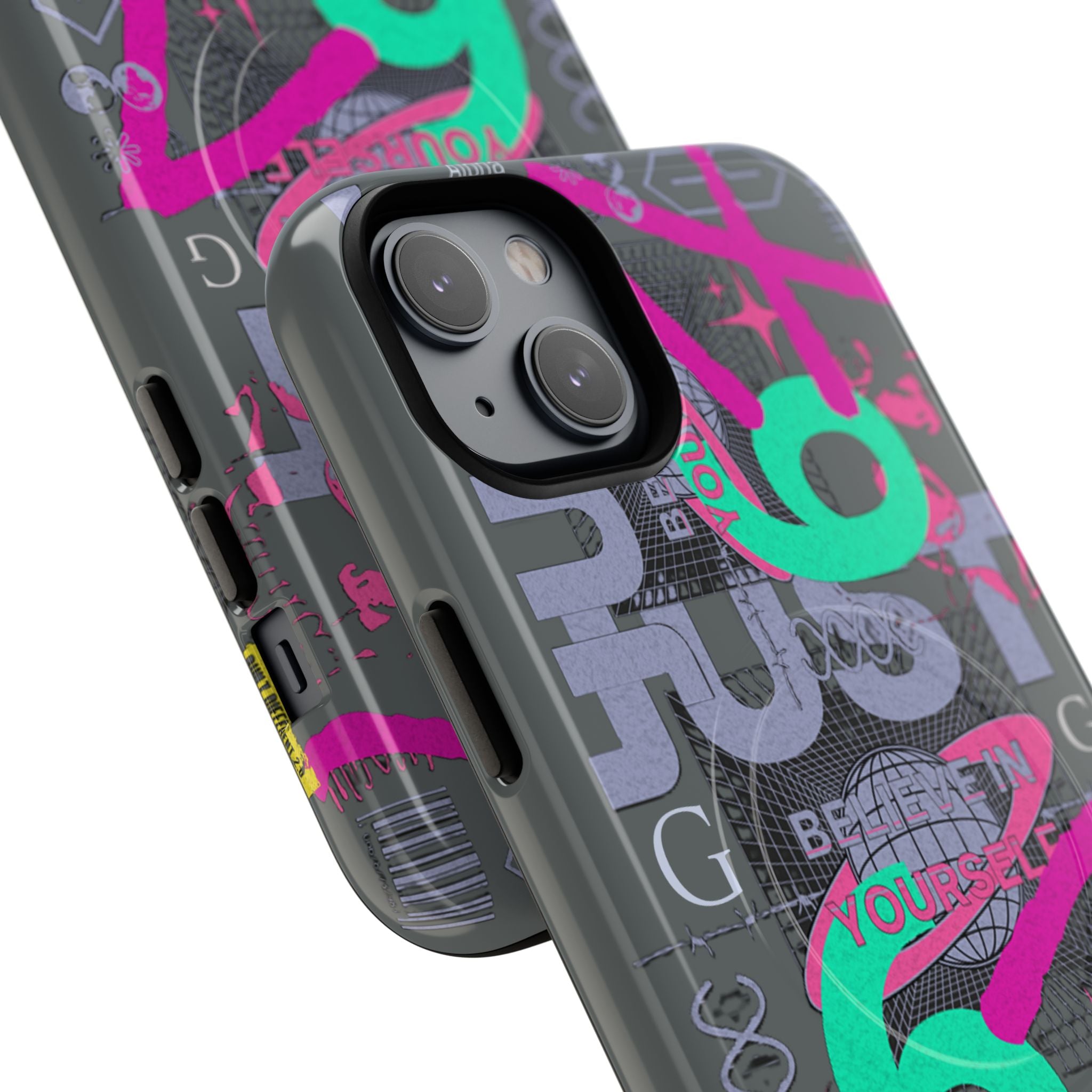 67 Vaporwave Street-Style Phone Case | Rugged Dual-Layer Protection | iPhone 17 Series