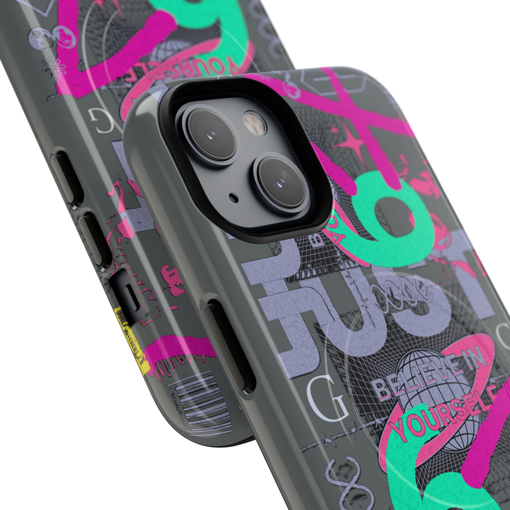 67 Vaporwave Street-Style Phone Case | Rugged Dual-Layer Protection | iPhone 17 Series