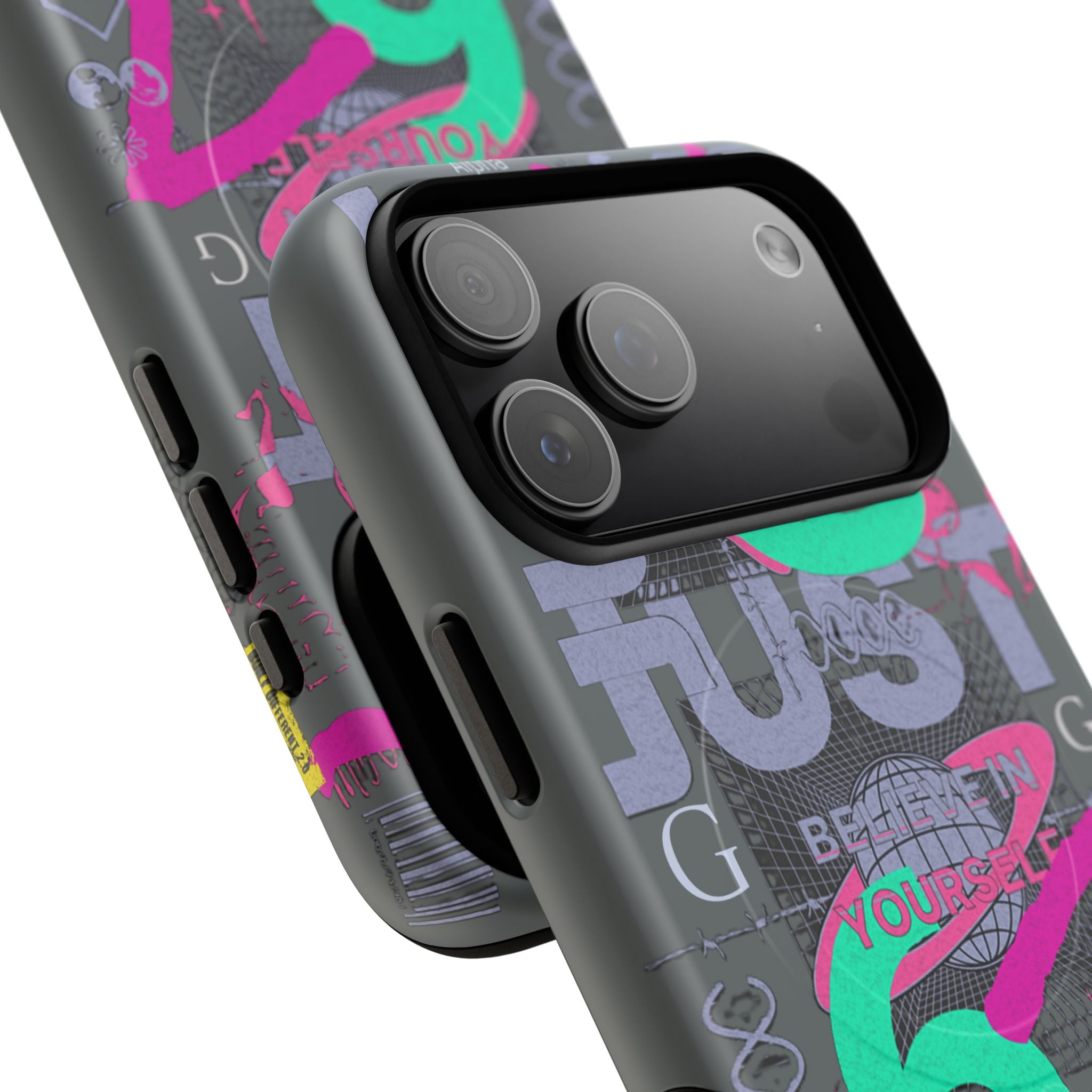 67 Vaporwave Street-Style Phone Case | Rugged Dual-Layer Protection | iPhone 17 Series