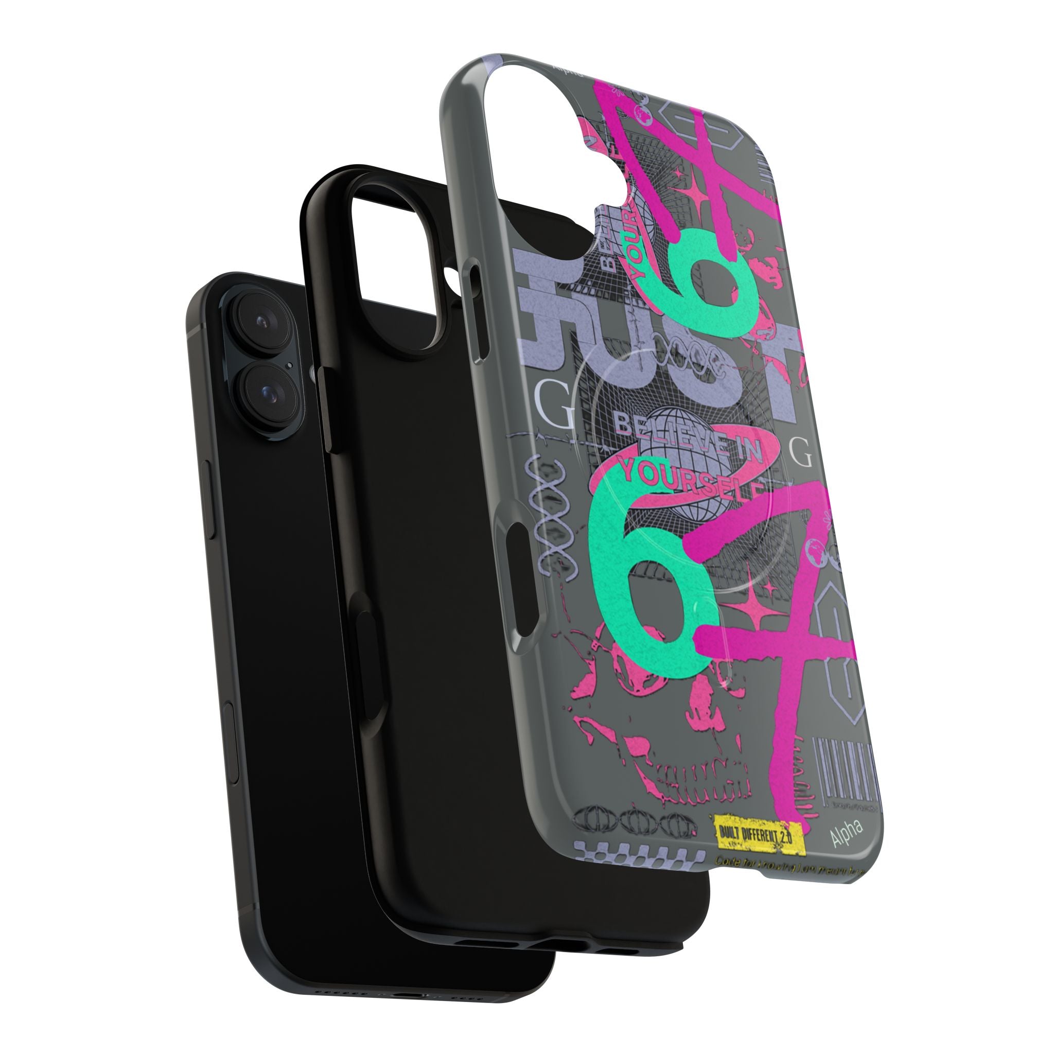 67 Vaporwave Street-Style Phone Case | Rugged Dual-Layer Protection | iPhone 17 Series