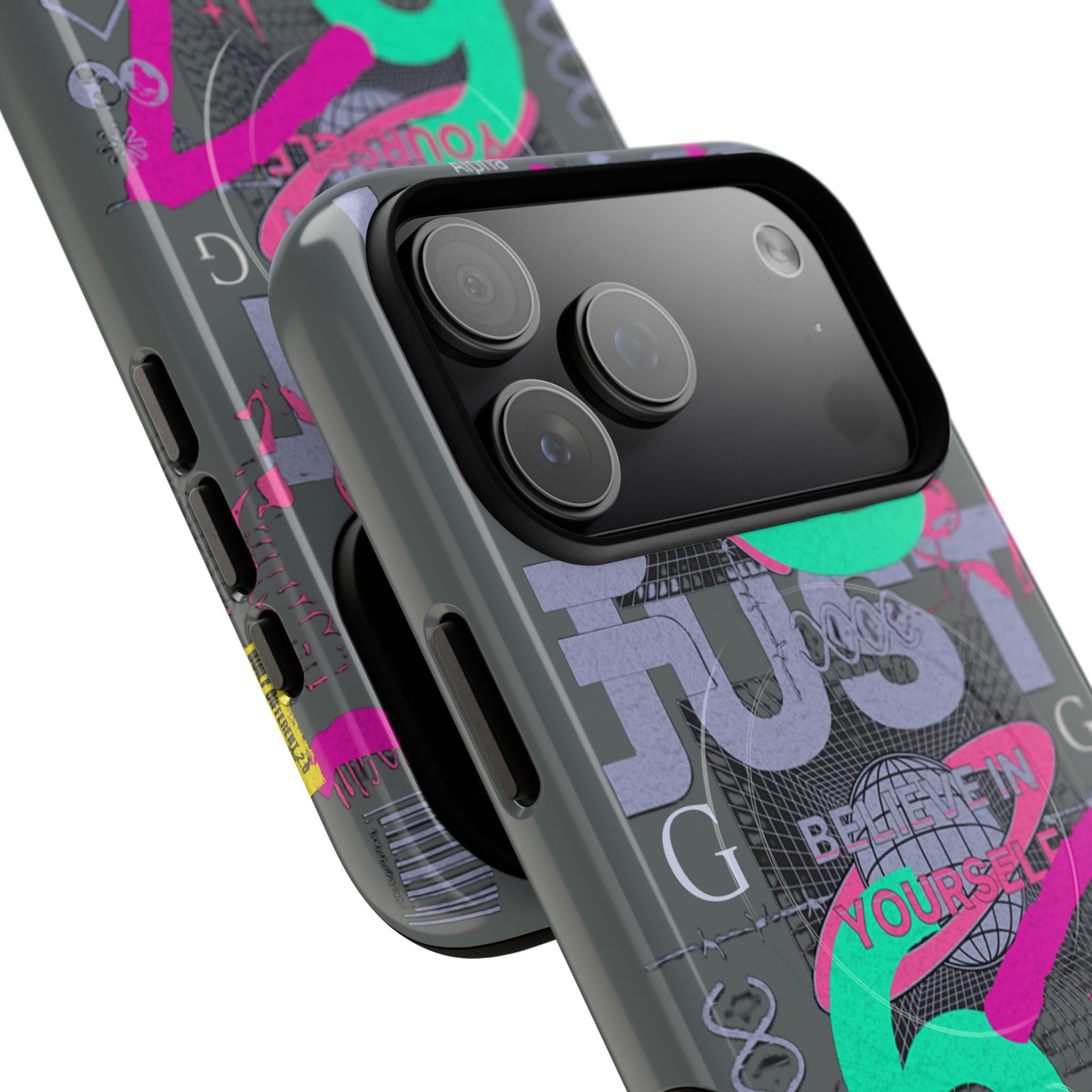 67 Vaporwave Street-Style Phone Case | Rugged Dual-Layer Protection | iPhone 17 Series