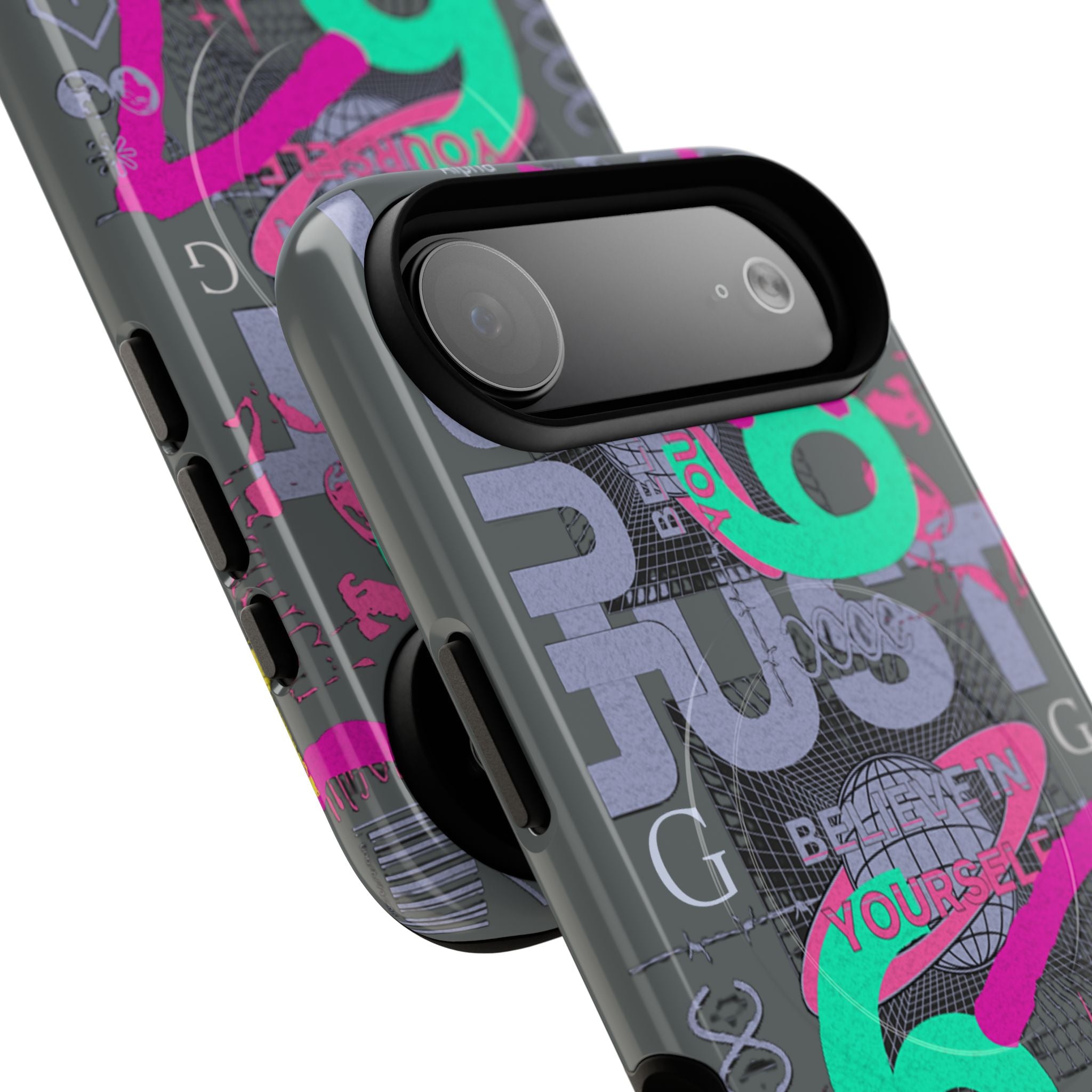 67 Vaporwave Street-Style Phone Case | Rugged Dual-Layer Protection | iPhone 17 Series