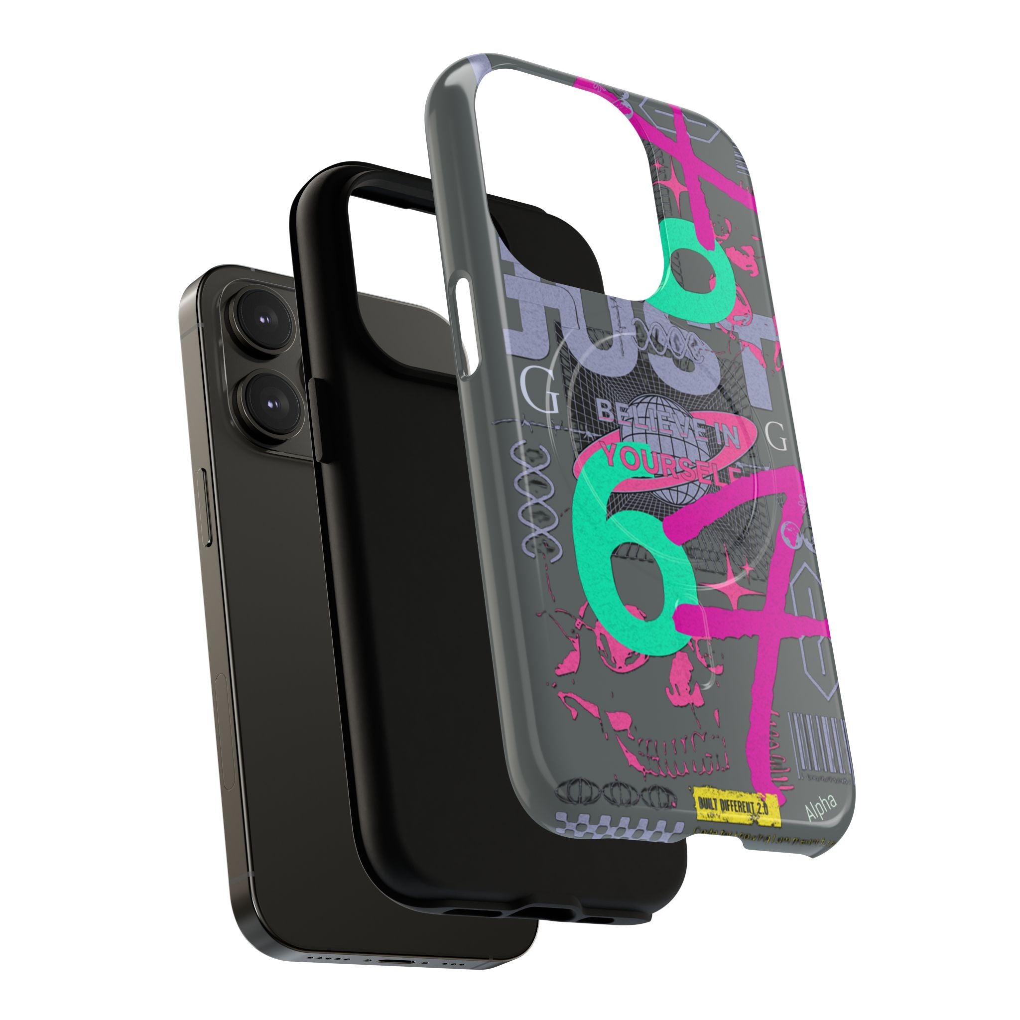 67 Vaporwave Street-Style Phone Case | Rugged Dual-Layer Protection | iPhone 17 Series