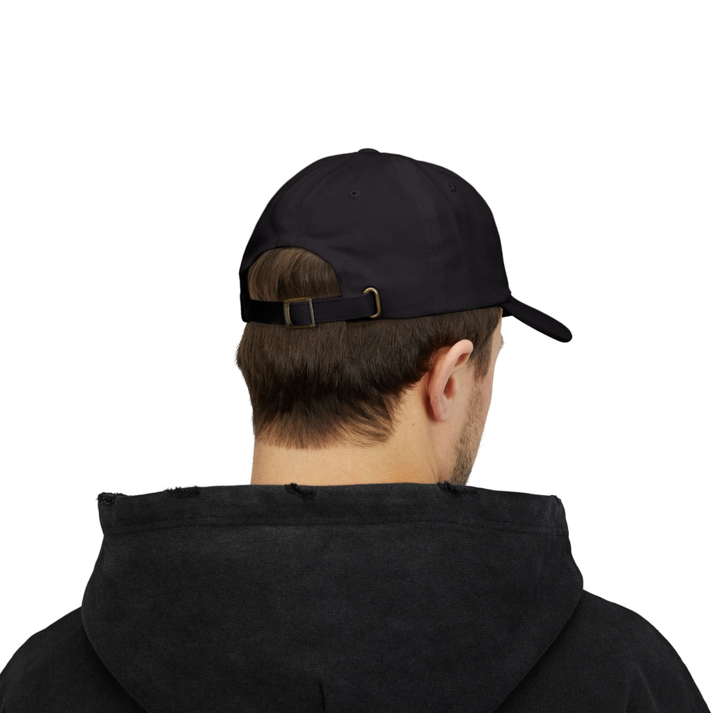 "Sleigh" Embroidered Dad Cap — Minimal Slay or Sleigh Holiday Baseball Hat